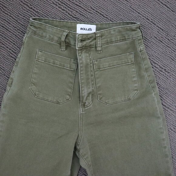 ROLLA'S Sailer Jean - Army Green NWOT Size 25 - Picture 5 of 8